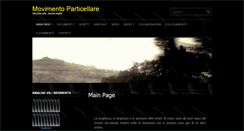 Desktop Screenshot of movimentoparticellare.com